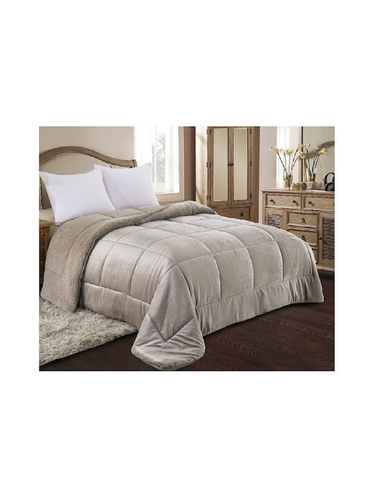 Adam Home Κουβερτοπάπλωμα Υπέρδιπλο 240x260εκ. 805 Taupe (805)