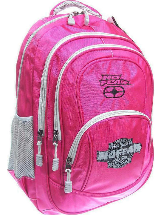 No Fear No Fear School Bag Backpack Junior High-High School in Pink color