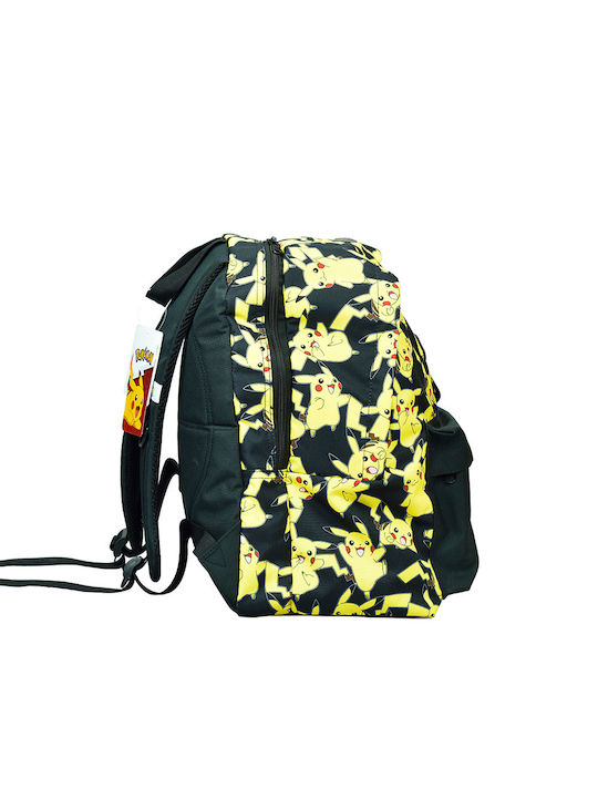 Gim Pokemon Pikachu School Backpack for Elementary with Water Bottle Holder Multicolour 25L 32 x 17 x 42cm
