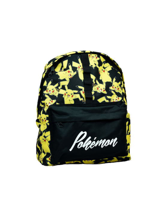 Gim Pokemon Pikachu School Backpack for Elementary with Water Bottle Holder Multicolour 25L 32 x 17 x 42cm