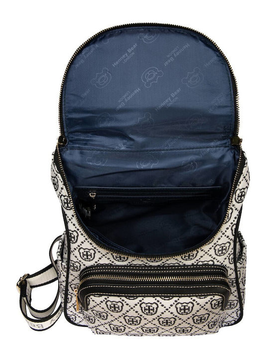 Henney Bear Schulranzen Rucksack mit Flaschenhalter Mehrfarbige