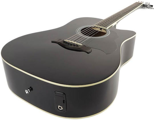 Richwood Ηλεκτροακουστική Κιθάρα RD 12CE Black White / Black