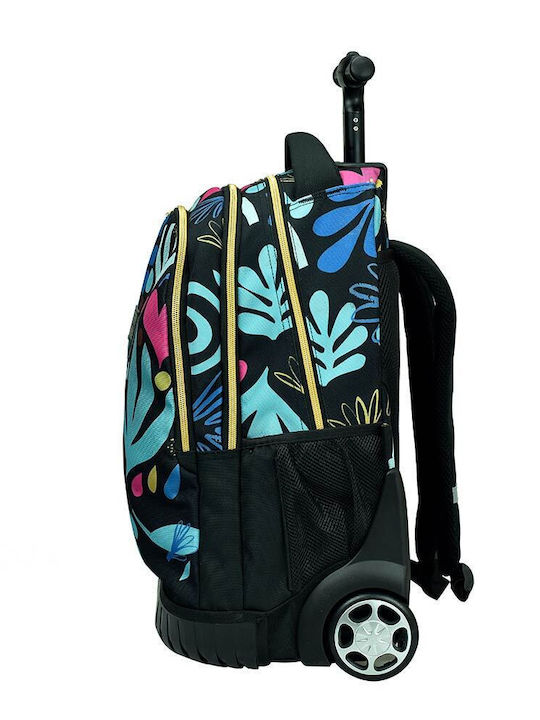 Hallmark School Trolley Bag for Elementary with Water Bottle Holder Multicolour 30 Litre 33 x 28 x 48 cm