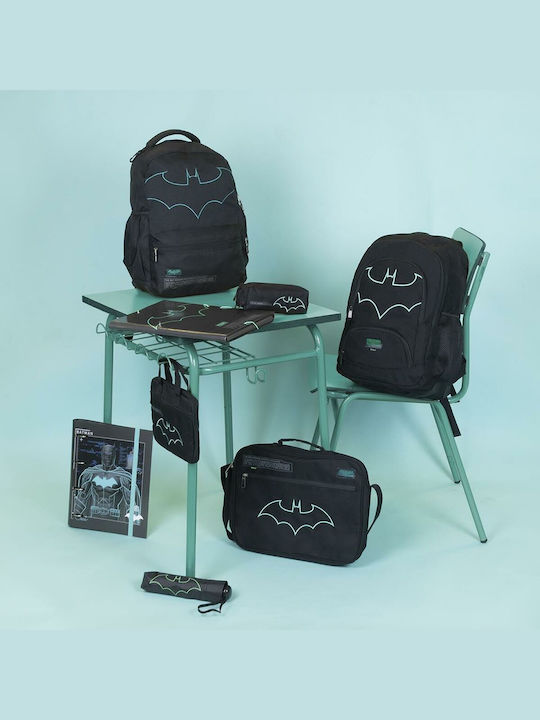 Batman School Bag Backpack Junior High-High School in Black color