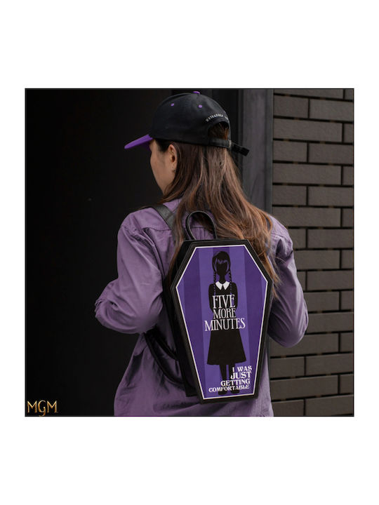 Cinereplicas School Bag Backpack Junior High-High School in Purple color