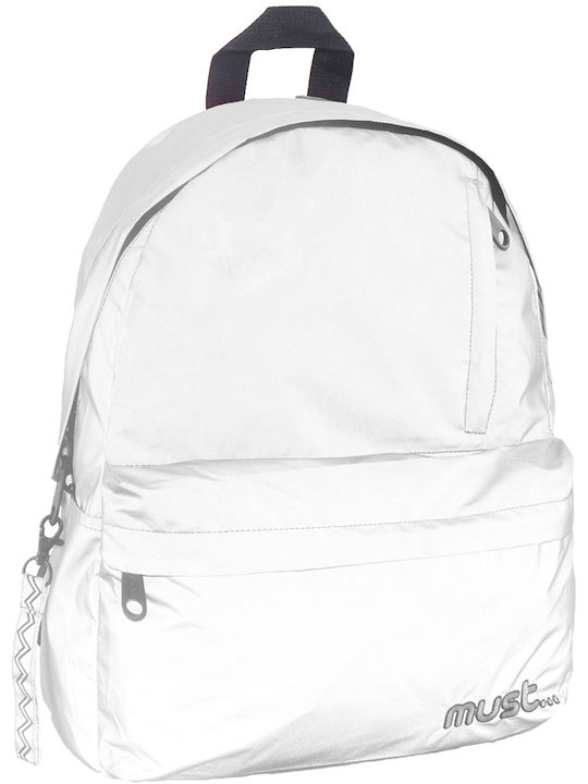 Must Reflective Grey School Bag Backpack Junior High-High School in Gray color 22lt