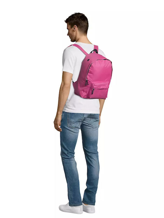 Sol's Rider Fuchsia School Backpack for Junior High-High School Fuchsia 15.7 Litres 28 x 14 x 40 cm
