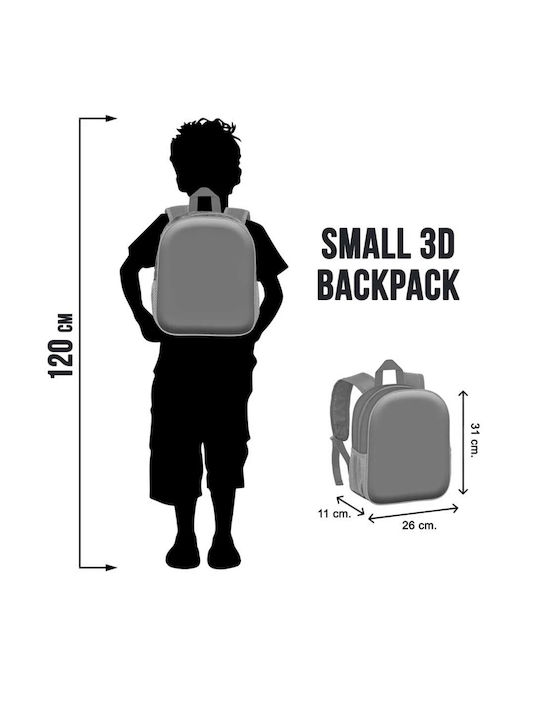 Rucsac Școlar Cu Glugă Sonic Hedgehog 31cm