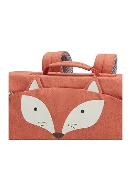 Samsonite Happy Sammies S Fox William School Bag Backpack Kindergarten Brown