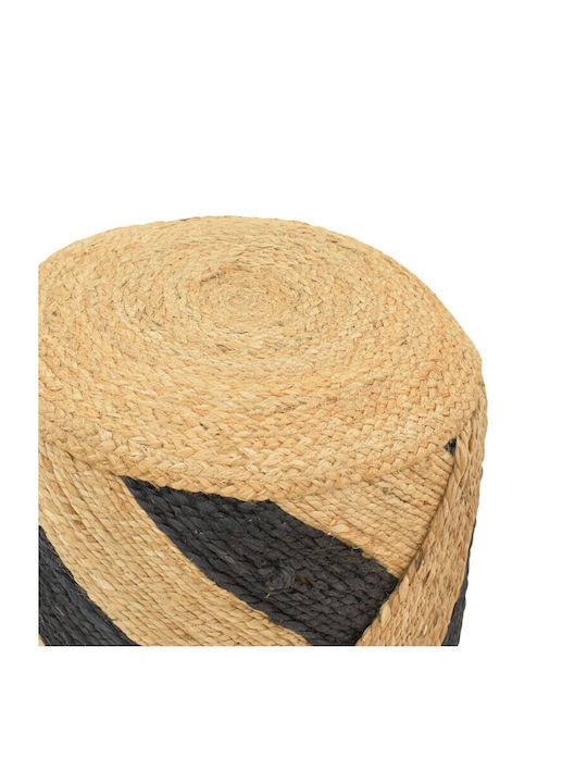Bean Bag Chair Stool Waterproof Relous Natural Black 40x40x40cm