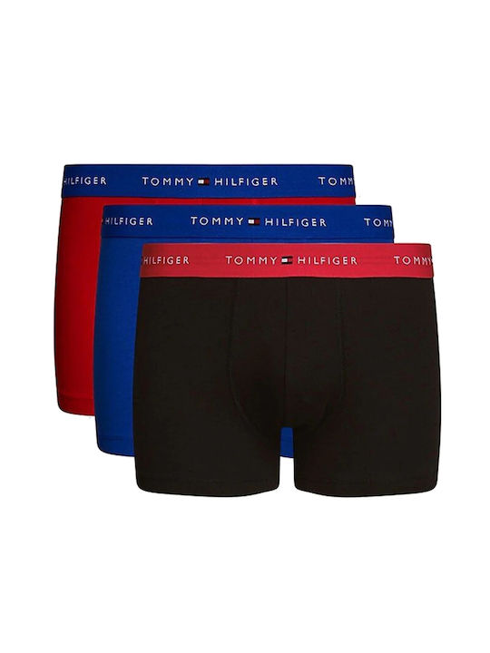 Tommy Hilfiger Boxeri pentru bărbați Albastre 3Pachet