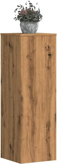 vidaXL Plant Stand Wooden Beige 33cmx33cmx100cmcm.