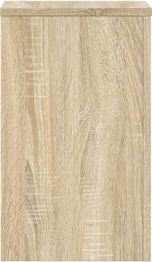 vidaXL Pflanzenständer Holz Beige 30cmx30cmx50cmcm. 2Stück
