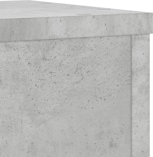 vidaXL Ανθοστήλες Ξύλινες Γκρι 25x25x35εκ. 2τμχ