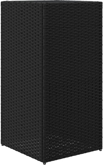 vidaXL Garden Set 2 Planters Plastic Black