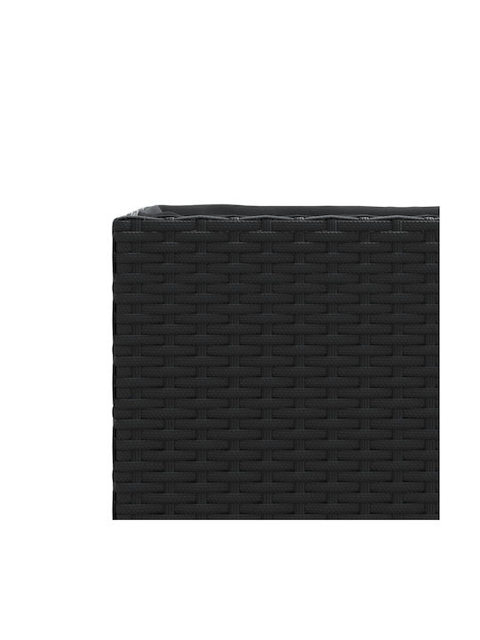 vidaXL Grădină Set 3 Jardiniere Plastice Întuneric