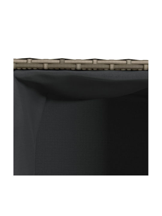 vidaXL Garden Set 2 Planters Plastic Grey