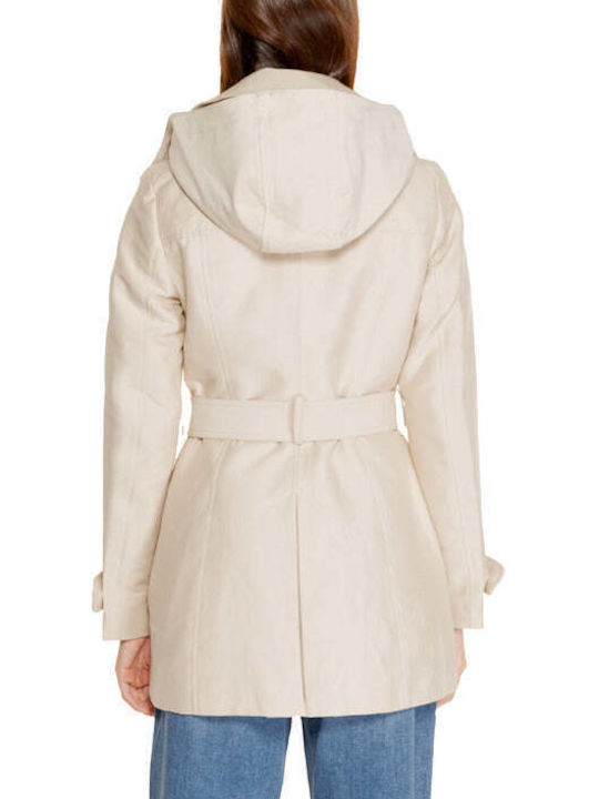 Morgan Women's Midi Coat Beige