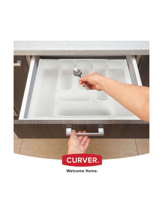 Curver Drawer Cutlery Tray Opening Plastic 30x42x6.4cm