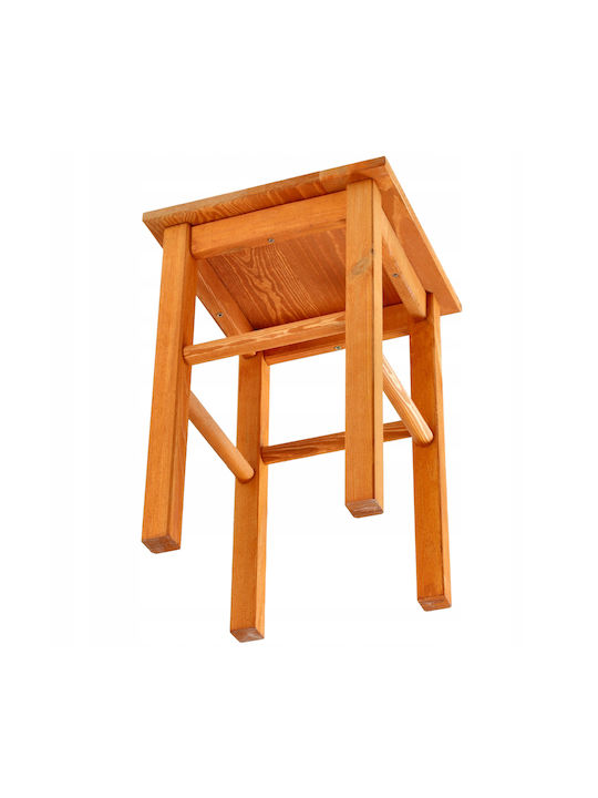 Hocker Für die Küche Hölzernes Orange