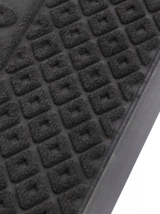 Kadax Fußmatte aus Gummi Schwarz 75x45cm
