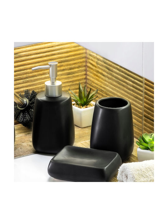 Kadax Kadax Badezimmerzubehör-Set Keramik Schwarz