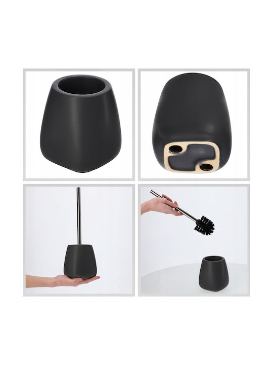 Kadax Set Accesorii Pentru Baie Ceramică Neagră