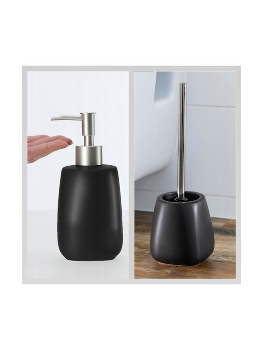 Kadax Set Accesorii Pentru Baie Ceramică Neagră