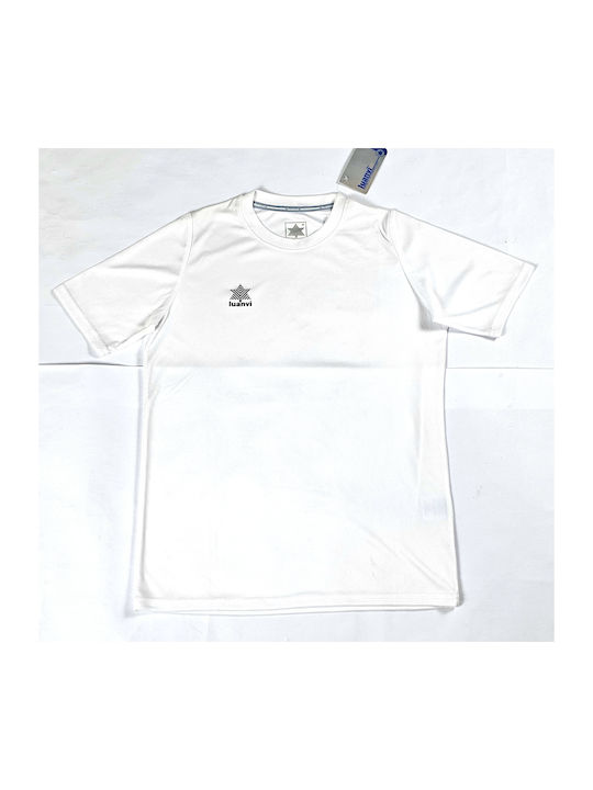 Luanvi Men's Short Sleeve T-shirt White