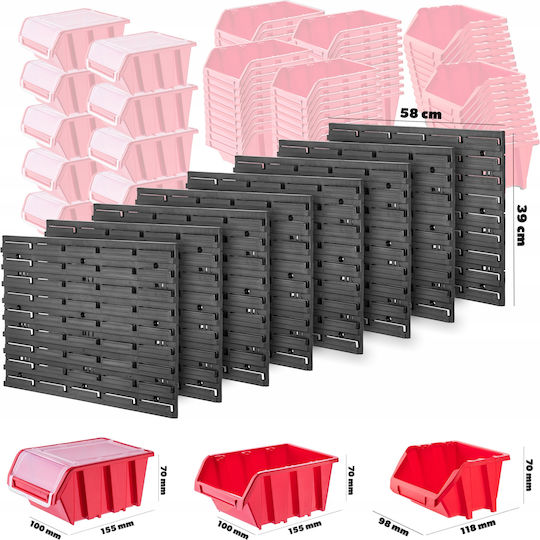 Kadax Workshop Board Wall 232x78cm 180 Pcs