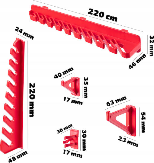Kadax Workshop Board Wall 232x78cm 176 Pcs