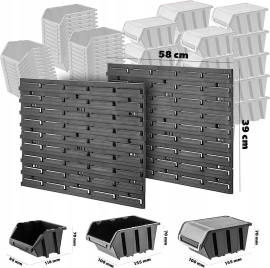 Kadax Workshop Shelf Board 116x39 50 Trays