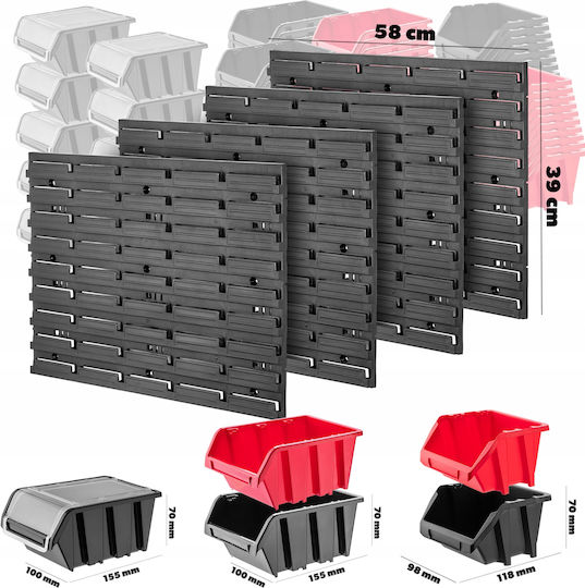 Kadax Workshop Wall Board 116x78cm 80 Pcs