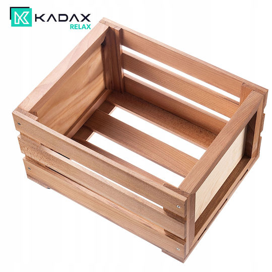 Kadax Vinyl Record Storage Box 45x28cm Vinyl Container Wheels