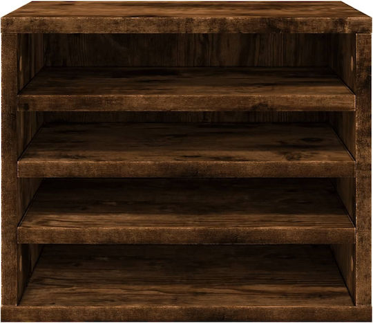 Ξύλινη Θήκη Χαρτιών σε Καφέ Χρώμα 26x29.5x36εκ. 1τμχ