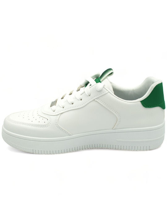 To megalo pazari Sneakers White-Green