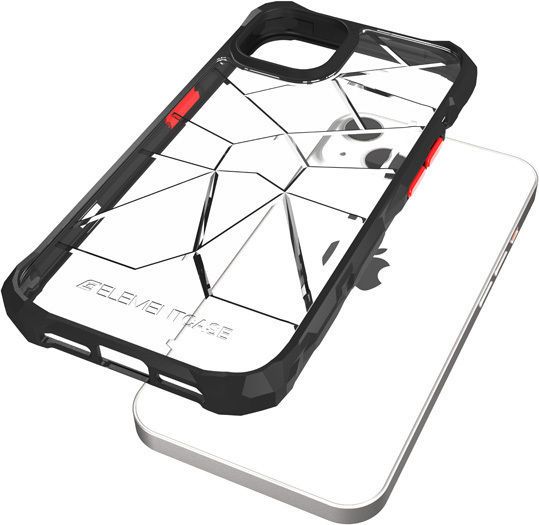 Element Special Ops X5 Umschlag Rückseite Transparent (iPhone 14)