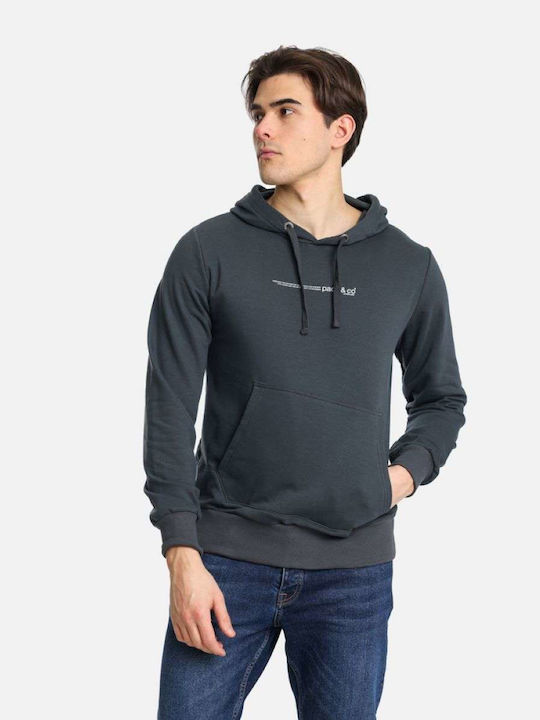 Paco & Co Men's Sweatshirt with Hood Gray