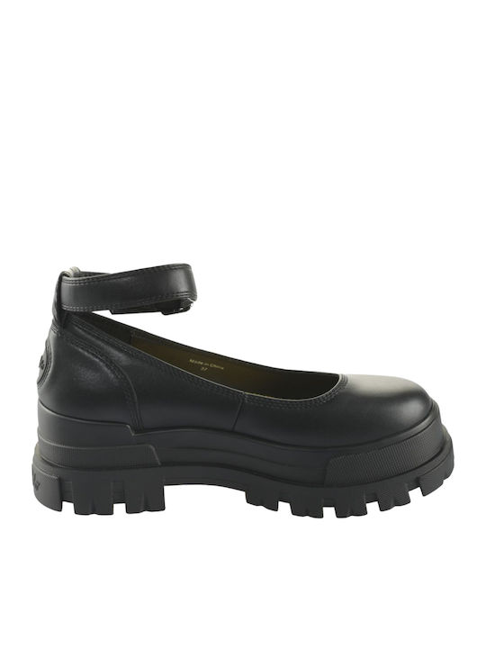 Aspha Γυναικεία Loafers σε Μαύρο Χρώμα