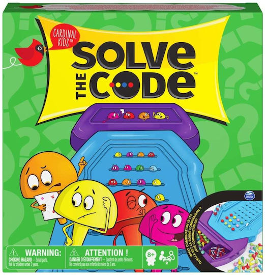 Joc de Societate Solve The Code pentru 2 Jucători 8+ Ani (EN) Spin Master
