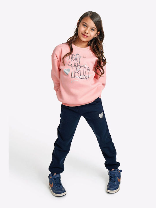 Funky Kids Sweatpants Set Pink