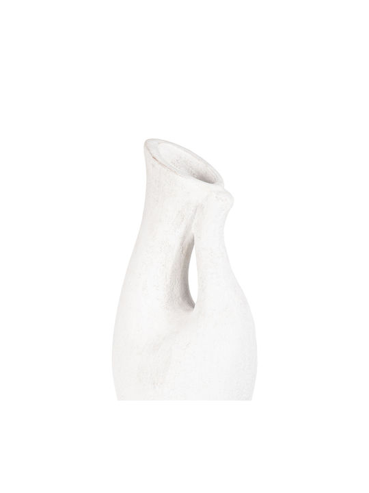 S Line Decorative Vase White