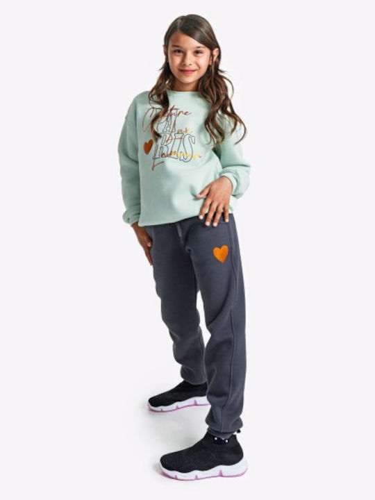 Funky Kinder Sweatpants Set - Jogginganzug Light Green