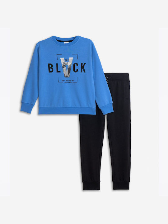 Funky Kids Sweatpants Set Blue