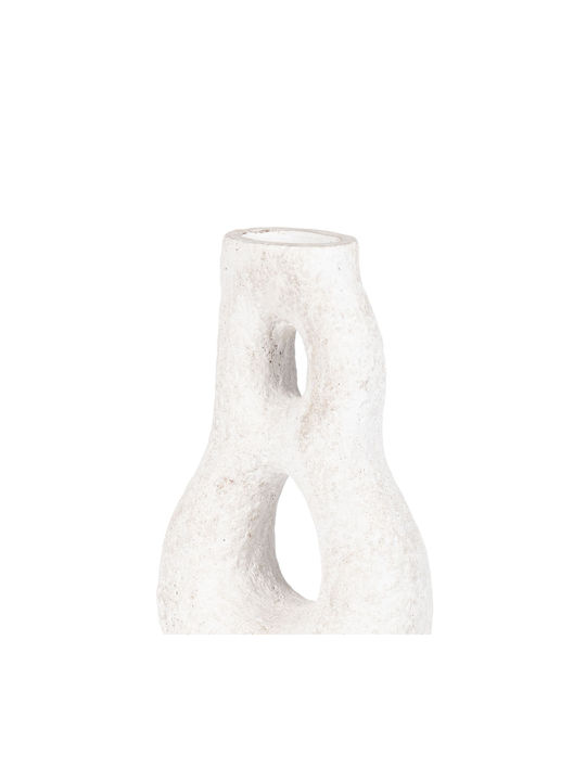 S Line Decorative Vase White