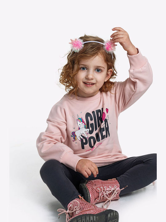 Funky Kinder Set mit Leggings 2Stück Rosa