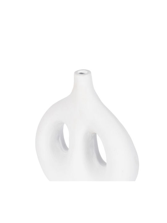 S Line Decorative Vase White