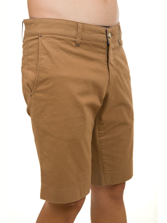 Herren Chinos Slim Fit Shorts MEZZO UOMO (8-112-1) - CAMEL