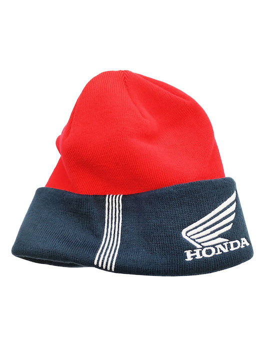 Honda Beanie Ανδρικός Σκούφος Πλεκτός σε Κόκκινο χρώμα