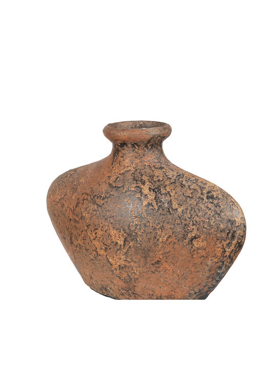 S Line Decorative Vase Brown